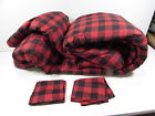 210704 Eddit Bauer Eddie Mountain Plaid Comforter Set Scarlet 883893384286