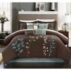 21cq102-wm Chic Home Piece Queen Size Fortuno Bedding Comforter 6842663287206