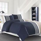 221408 Nautica Aport Full Queen Comforter Set Navy Blue 883893483484