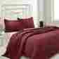 22677 Taylor Vhc Brands Rochelle Ruby 3pc Ruched Quilt Bedding Set King Queen Or Twin Bth
