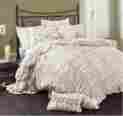 C13458p13-000 24999 Lush Decor Ivory Comforter Set Ruched Ruffled Textured Pillow Shams Bedskirt 3 Piec Bedroom 640791824999