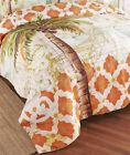 2540337 Afoyft King Comforter Palm Tree Tropical Bedroom Moroccan Pattern Home