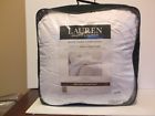 25695944392 Ralph Lauren Down King Comforter White Cotton Hypoallergenic