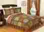 25991 Unbranded Quilted Rich Colors Floral Patterns Reversible Vienna Bedroom Comforter Set