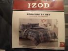 28828315038 Izod Seattle Crockery Plaid Comforter Set 028828315038