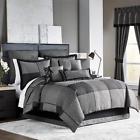 2a0-004o0-0742-010 Croscill Oden Reversible King Comforter Set In Charcoal 083013130209