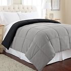 2dwncmfg-asl-qn Pacific Coast Amrapur Overseas Goose Down Alternative Microfiber Quilted Reversible