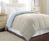 2dwncmfg-odl-qn Amrapur Overseas Down Alternative Reversible Comforter Blue Full 645470143996