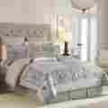 2j0004p01266 Croscill 3997 Luxembourg Gray 4pc Jacquard Comforter Set Bedding King Bhfo 083013337165