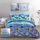 3-pc-ys-down-fish Pc Comfy Print Ocean Fish Goose Down Alternative 682500563317