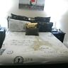 30084 Piece King Comforter Set Paris Gold Eiffel Tower 600169130084
