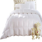 Goose-down-300-st-comforter 300tc Royal Hotel Collection Stripe Full Queen Goose Down Comforter Four Season Fill
