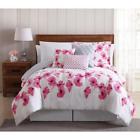 Cs1885qn12-1300 302040532 Style Floral Queen Bed Ensemble Bedding Set Springfield 0783048014023