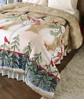 3040094 Afoyft King Size Bed Comforter Linda Spivey Snowman Holiday Christmas