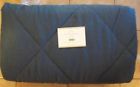 3377400 Pottery Barn Linen Silk Comforter Full Queen Stormy Blue Quilt