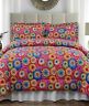 3420269 Afoyft Tie Dye Twin Size Jersey Comforter Pillow Sham Bed