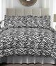 3420272 Afoyft Zebra Print Twin Size Jersey Comforter Pillow Sham Bed