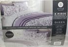 3555555 Style Decor Piece Reversible Comforter Coverlet Set Queen 081806434701