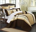 35ck120-an Chic Home Livingston Embroidered Comforter Set Embroidery Pattern 840444113030