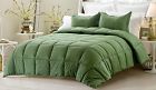 3700-queen-darkgreen Web Linens Inc 3pc