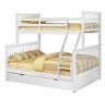 373820 Homeroots Beddings White Manufactured Wood And Solid Twin 4512839435473