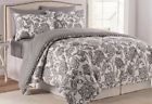 3777777 Style Decor Reversible Comforter Coverlet Set King New 081806435944