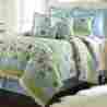 38ejecmg-kia Kiana Queen Comforter Set 8 Piece Reversible Bedding Microfiber Floral Multi Colored