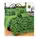 6119337589 39857 Zebra Karin Maki Twin Xl Lime Bedding Set Dorm 6 Pc Comforter Shams Skirt Sheet Complete
