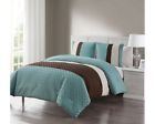 3g3-2cs-twxt-in-aqua 3g3 Vcny Home Edgemont Color Block Embossed Comforter Set