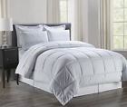 8pc-vine-comforter-king-white 3rw- Elegant Comfort Luxury Comforter Set On Wrinkle Resistant 088234247712