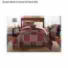 42075444778 Mainstays New Brown Queen Size Comforter Set Bedding Reverse Bedspread Modern With Sheets