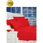 4319529775 Wrinkle Sheet Pillowcase Sets Resistant Luxury Bed Thread 088234296147