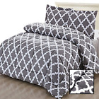 Comin18ju085239 4335355019 Printed Comforter Set King Grey Pillow Shams Luxurious 817706024724