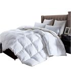 448151 White Luxury Tc Siberian Goose Down Comforter Egyptian 689536448151