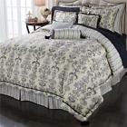 452136 502 Highgate Manor Portofino Reversible Comforter Set Color Gray