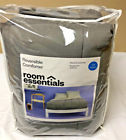 490601307750 Room Essentials Target Grey Reversible Comforter
