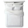 490601313287 Fieldcrest Metallic Blue Hotel Pc Comforter Set King
