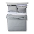 490601324627 Fieldcrest Damask Stripe Comforter Set Gray Size King