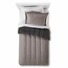 490622313297 Room Essentials Bedding Set Quilted Solid Full Gray