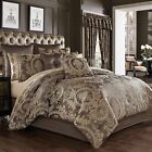B07sz9mz65 4pc Five Queens Court Neapolitan Woven Puff Jacquard Luxury Comforter Set King