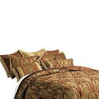 Sk000207 5 King Cal. - Art China Set Piece Sherry Comforter Brown Kline