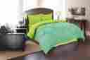 500rw-comforter Aqua Lime Elegance Linen Silky Soft Goose Down Alternative Reversible 3pc Comforter Set Full Queen 030915030540