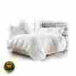 507996 Unbranded Reversible Goose Down Comforter Alternative King Size White Box Stitch Cover New 034687507996