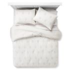 50882668 Nate Berkus New Embroidered Diamond Comforter Set King 490601314352