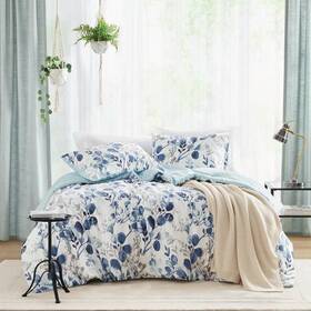 91846253 510 Design King/california King Gabby Reversible Floral Botanical