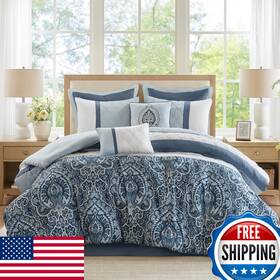 510 Design B0b49n64fg Luxe Quilted Comforter Set Modern Transitional All Season