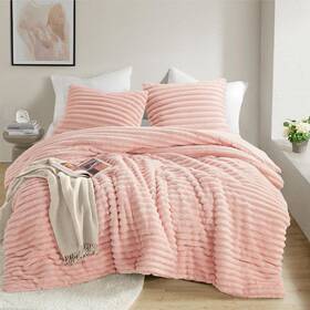 Hd0179000841405 510 Design Avril 2-piece Pink Microfiber Twin/twin Xl Comforter Set