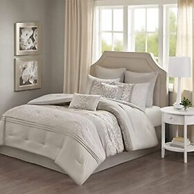 5ds10-0047 510 Design Luxe Quilted Comforter Set Modern Transitional All Season