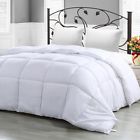 5155761 Utopia Bedding Hypoallergenic Plush Fiberfill White King Duvet Comforter Against