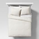 52372418 Project Cream Eyelash Grid Comforter Sham Set King 490601318749